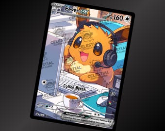 Eevee | Custom Made Card | Fan Art Card