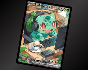 Bulbasaur | Custom Made Card | Fan Art Card