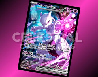 Mewtwo | Custom Made Card | Fan Art Card