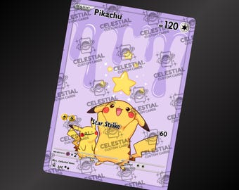 Pikachu | Custom Made Card | Fan Art Card