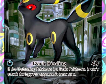Umbreon Full Art | Custom Made Card | Fan Art Card