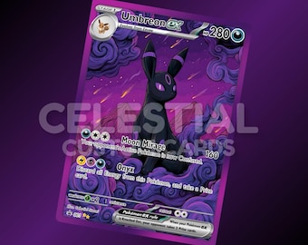 Umbreon | Custom Made Card | Fan Art Card