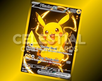 Pikachu | Custom Made Card | Fan Art Card