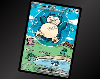 Snorlax | Custom Made Card | Fan Art Card