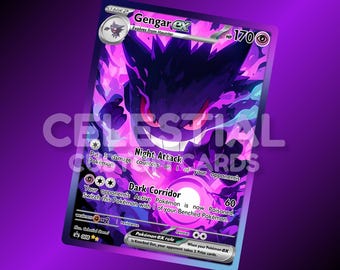 Gengar | Custom Made Card | Fan Art Card