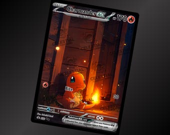 Charmander | Custom Made Card | Fan Art Card
