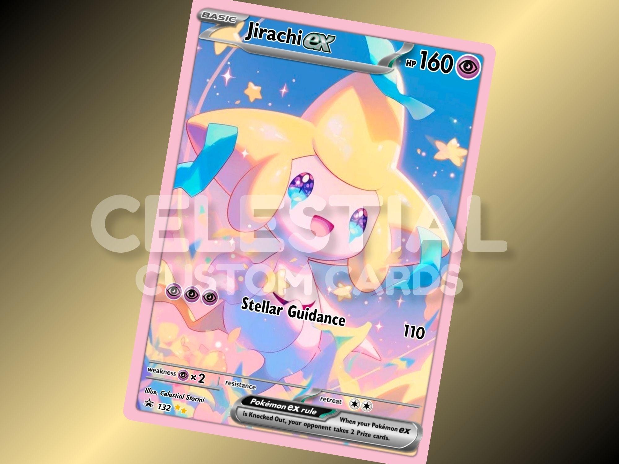 Jirachi | Custom Made Card | Fan Art Card - Etsy