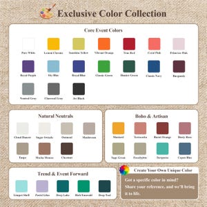 Custom Logo Table Runner, Linen Canvas Booth Banner, Market Vendor Tablecloth, Craft Fair Display Sign, Small Business Branding Decor image 4