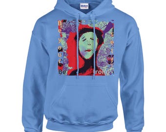 Abstract Art Pullover Hoodie - Heavy Blend, Cozy Unisex Fit