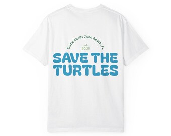Save the Turtles Tee Turtle Shells Juno Beach T shirt nesting season loggerhead