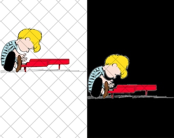 Piano Man Peanuts Schroeder PNG en téléchargement numérique