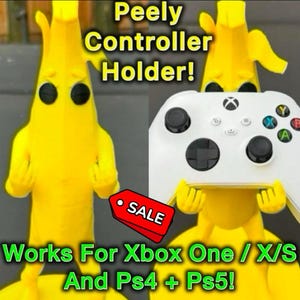 Peely Banana Controller Holder, Gaming Room Decor