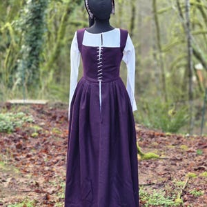 Tudor Kirtle Wool or Silk Renaissance Dress MADE TO MEASURE