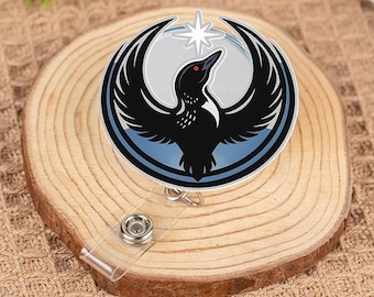 Minnesota Sci-Fi Badge Reel, Space Rebel ID Holder, Geeky Nurse Coworker Gift