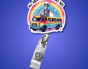 All Aboard The Hot Mess Express Badge Reel, Funny Nurse ID Holder, Chaotic Coworker Gift