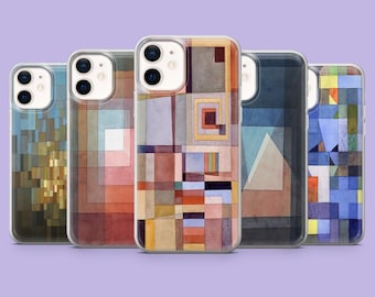Paul Klee Phone Case Cubism Abstract Art Cover for iPhone 17Pro, 16, 15, 14, 13, 12, Samsung S26, S25, S24, S23Fe, A16, A56, Pixel 10, 9Pro