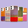 Mark Rothko Phone Case Abstract Modern Art Cover for iPhone 17Pro, 16, 15, 14, 13, 12 Samsung S26, S25, S24, S23Fe, A16, A56, Pixel 10, 9Pro