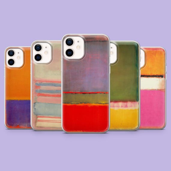 Mark Rothko Phone Case Abstract Modern Art Cover for iPhone 17Pro, 16, 15, 14, 13, 12 Samsung S26, S25, S24, S23Fe, A16, A56, Pixel 10, 9Pro