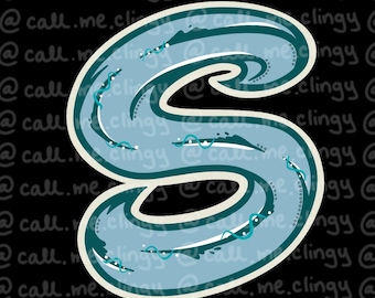 Seattle Torrent PWHL Sticker -Logo Sticker with flowing water- Inaugural Season