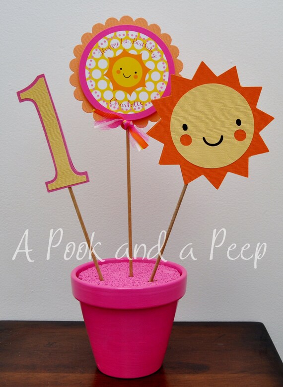 Personalized You are my Sunshine Table Top Centerpiece Etsy