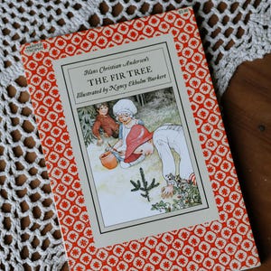 Vintage 1986 The Fir Tree Book Cabin Shelf Display Country Cottage Home Decor
