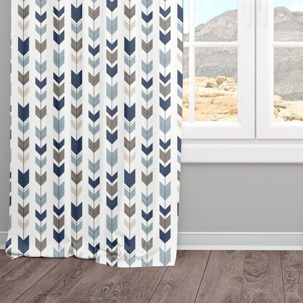 Arrow Curtains Etsy