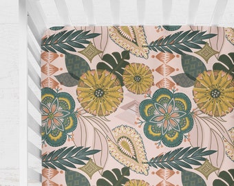 floral crib sheet canada