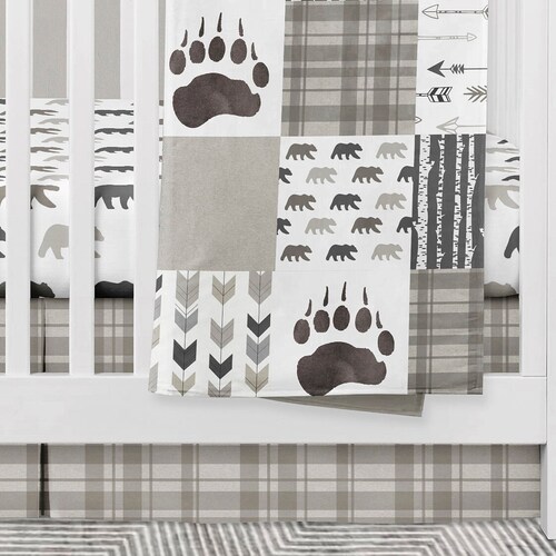 Woodland Crib Bedding Boy Crib Bedding Set Woodland Nursery Etsy