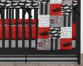 classic car crib bedding