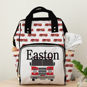 Firefighter diaper bag backpack online