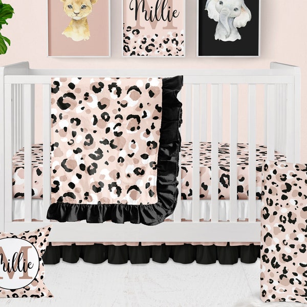 Leopard Baby Bedding Etsy
