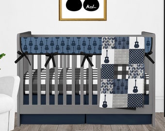 guitar baby bedding