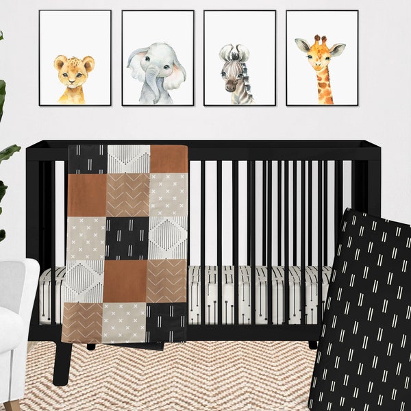 Modern Baby Bedding Etsy