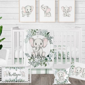 Elephant theme crib bedding best sale