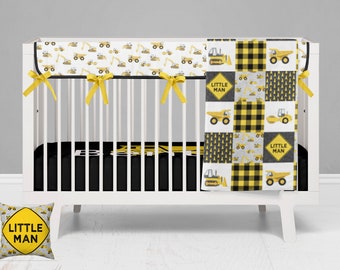 Construction Crib Bedding Etsy