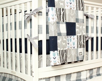 rustic woodland nursery bedding