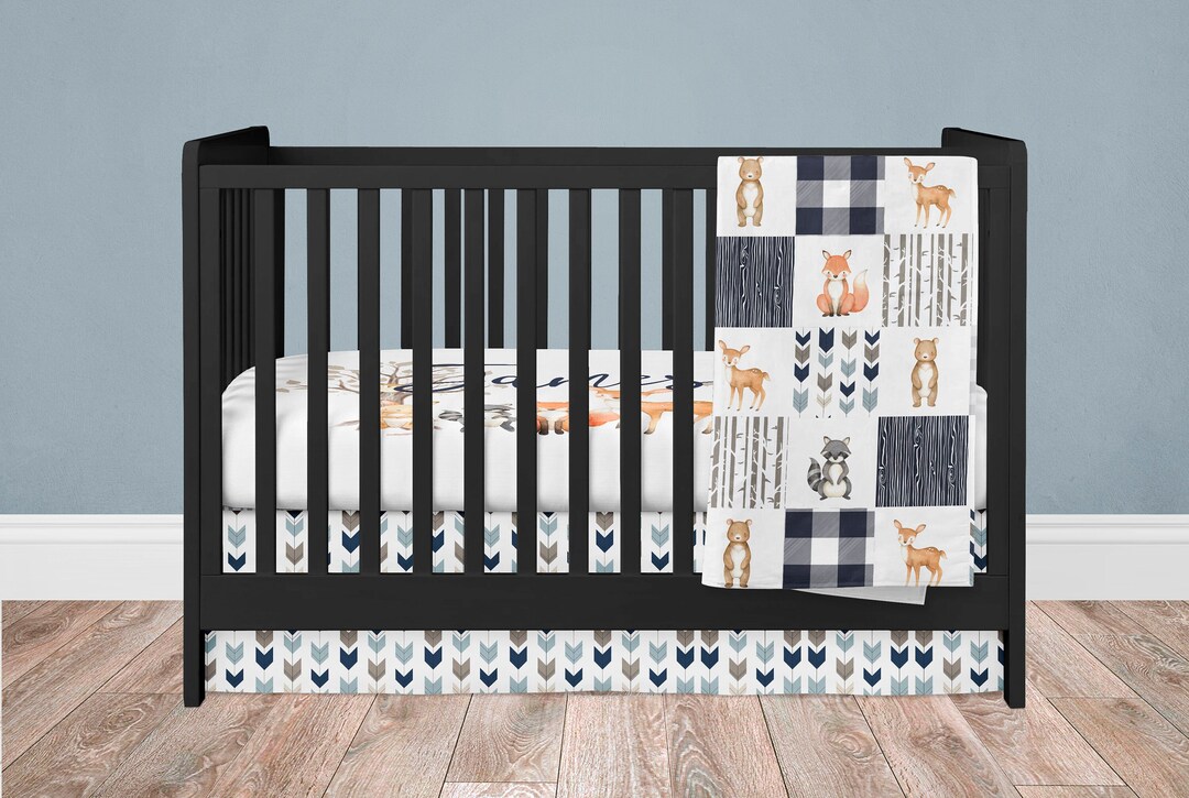 Woodland Animals Crib Bedding Woodland Animals Crib Bedding