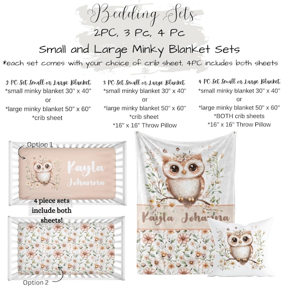 Baby Girl Crib Owl Crib Bedding Sets Cot Bedding Owl Baby