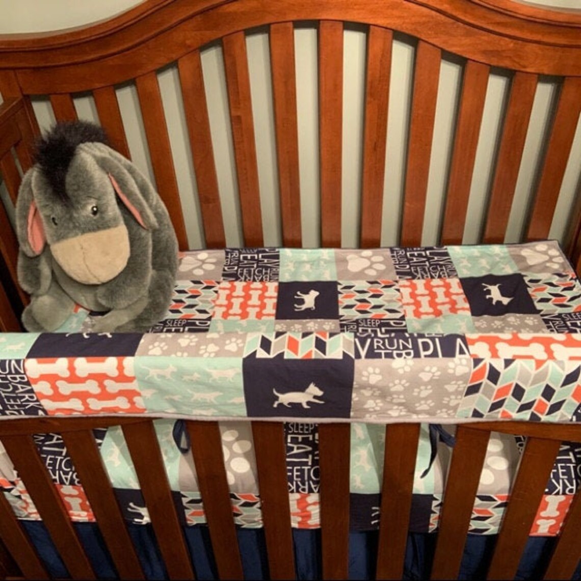 Crib Bedding for Puppy Dog Baby Nursery Theme Crib Bedding Etsy