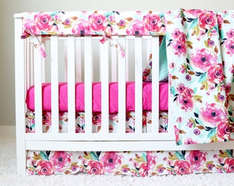 magenta crib sheet