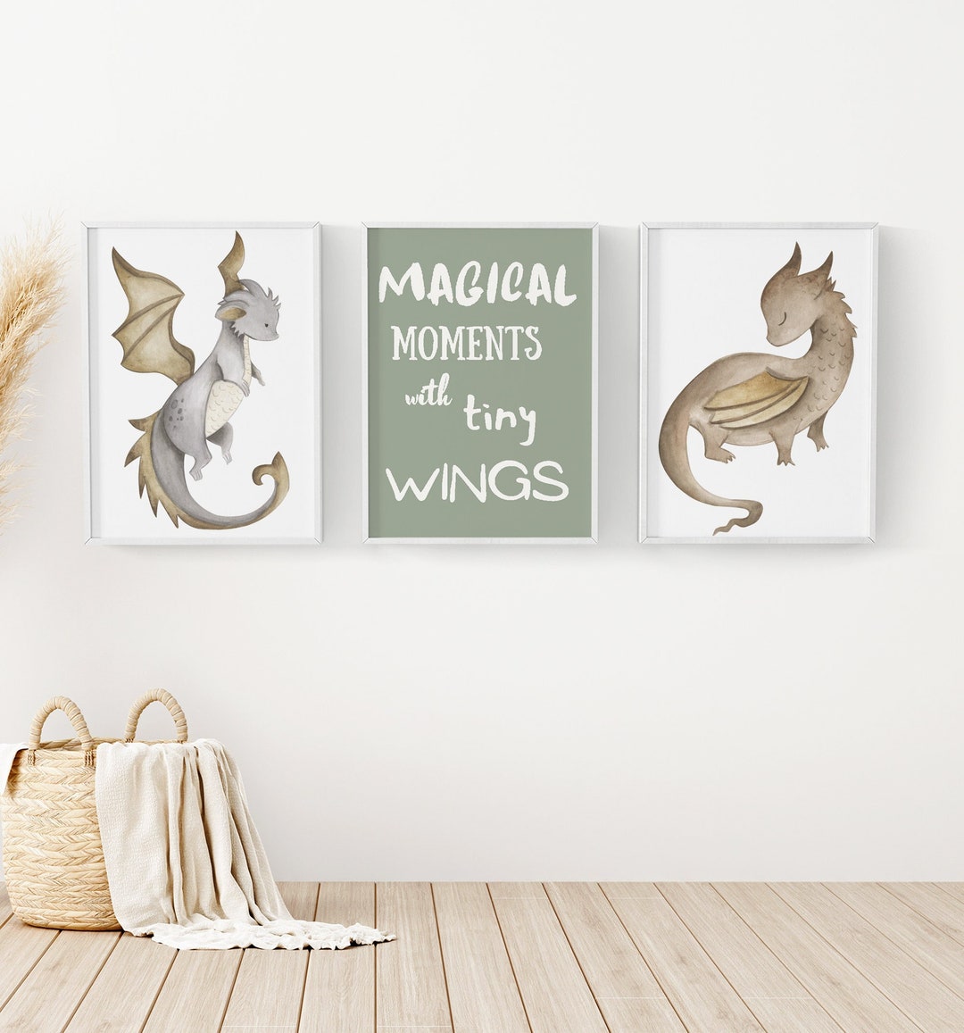 Dragon Nursery Decor, Dragon Themed Wall Art Prints and Canvas Prints Etsy
