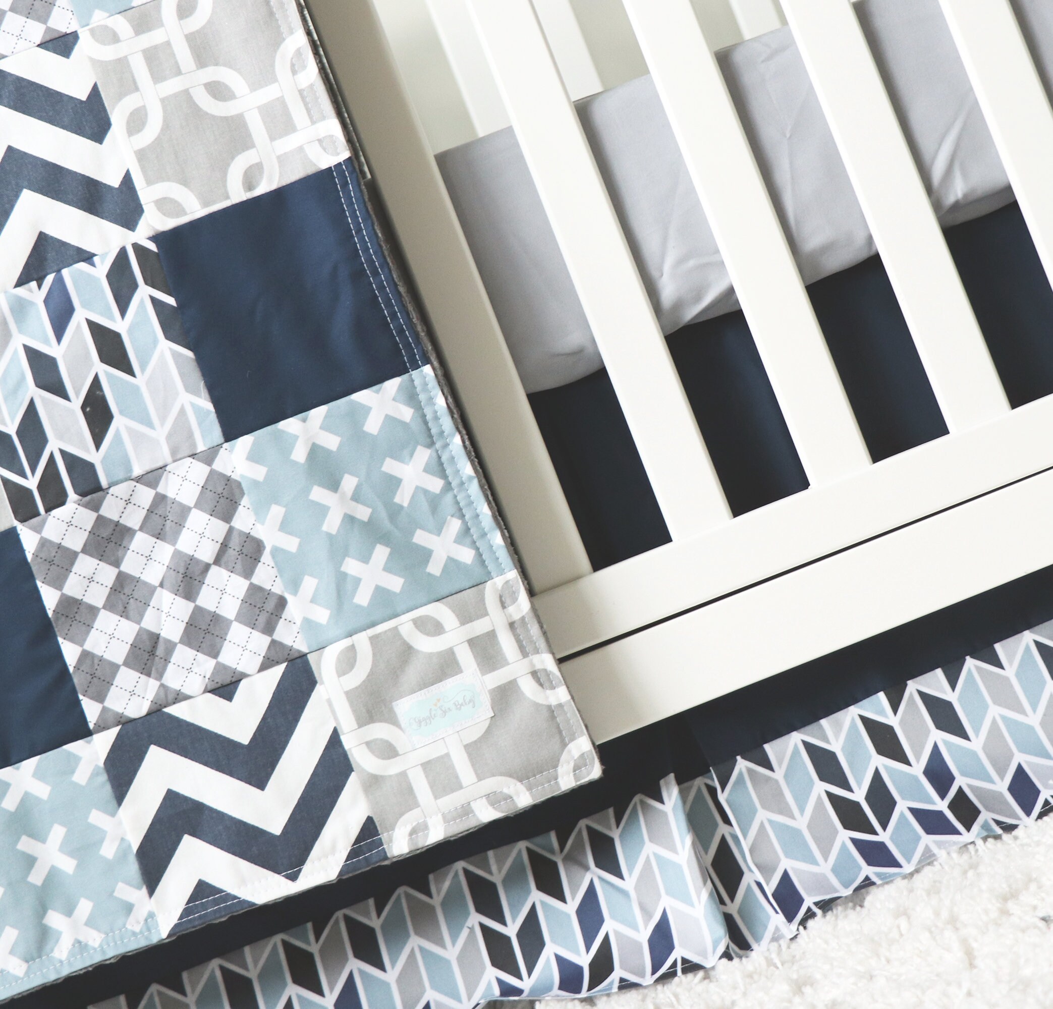 Baby Bedding Modern Nursery Crib Set 