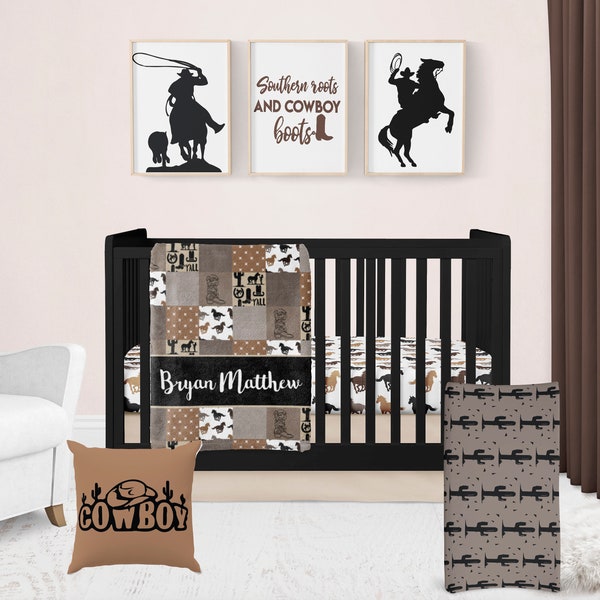 Cowboy Bedding Etsy