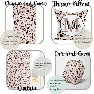 Baby Girl Leopard Bedding Set Cheetah Print Crib Bedding - Etsy