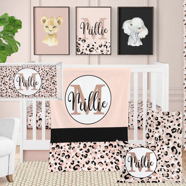 Leopard Baby Bedding Etsy