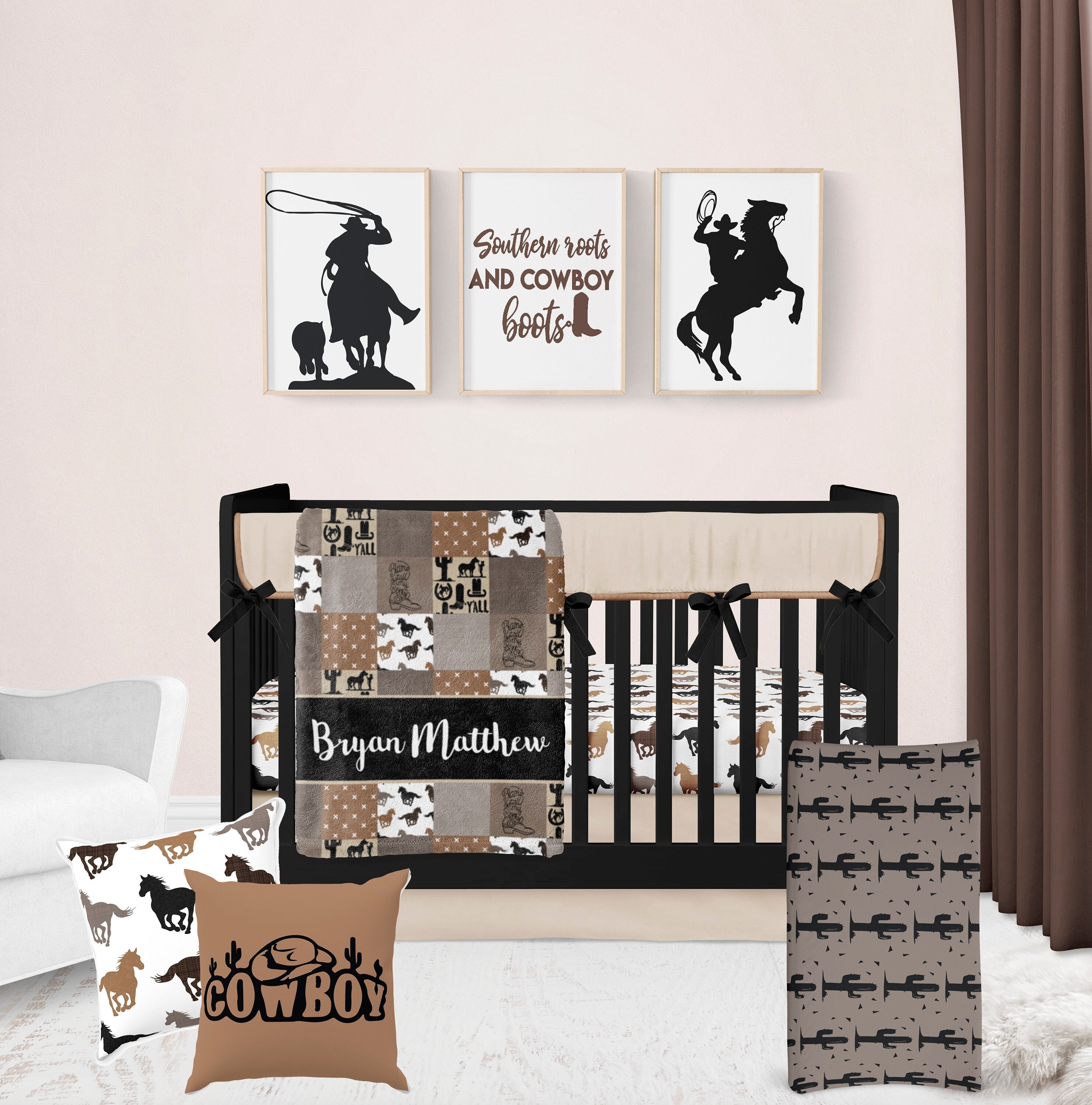 Crib Bedding Set - Etsy