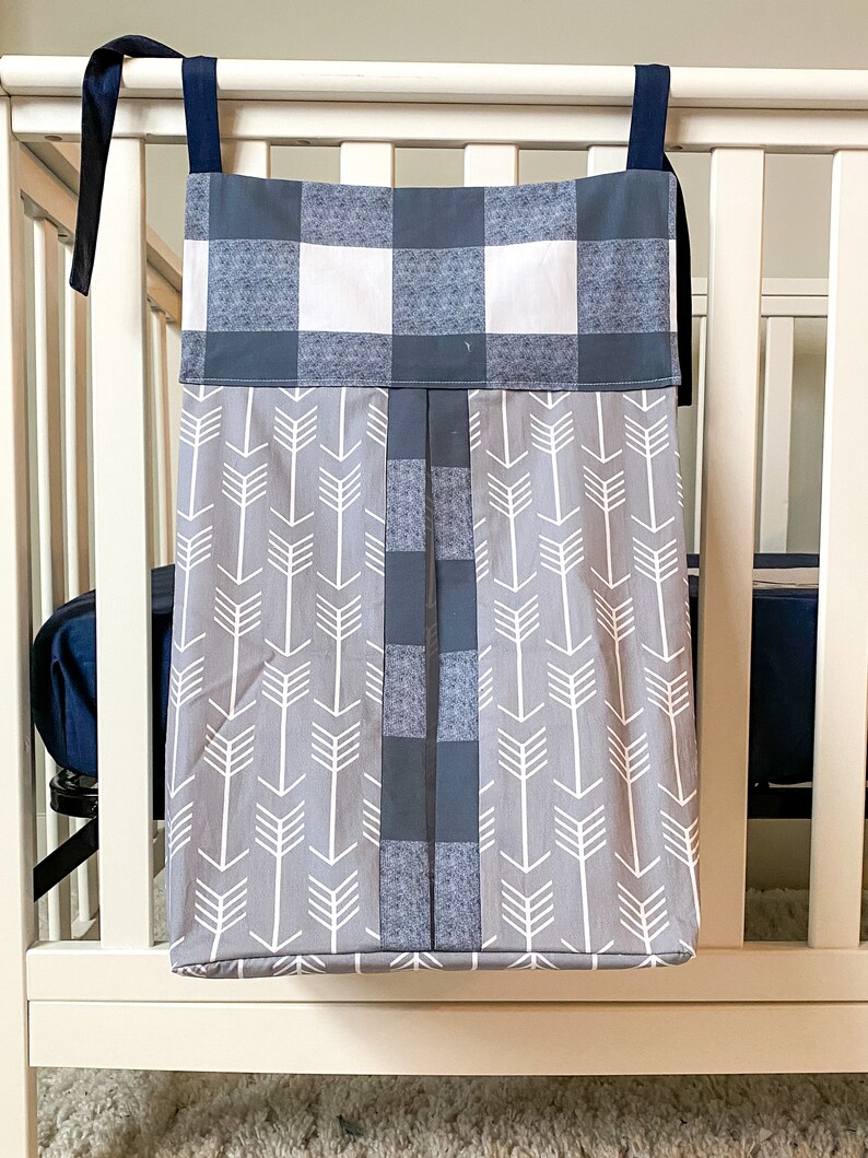 Baby Boy Crib Bedding Woodland Nursery Set Buffalo Plaid Etsy