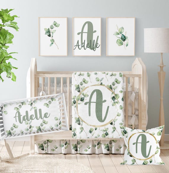 Greenery baby bedding outlet