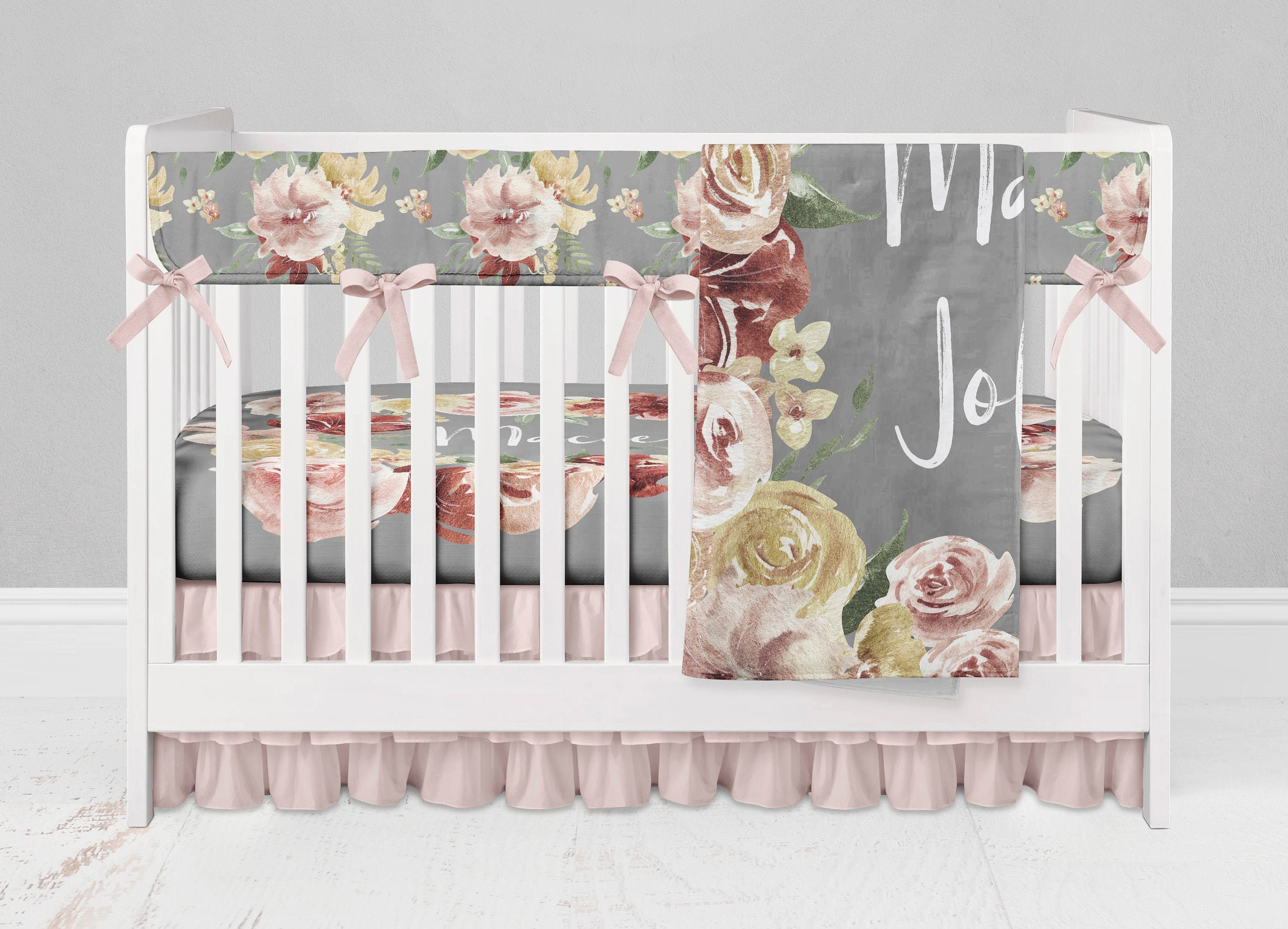 floral nursery bedding