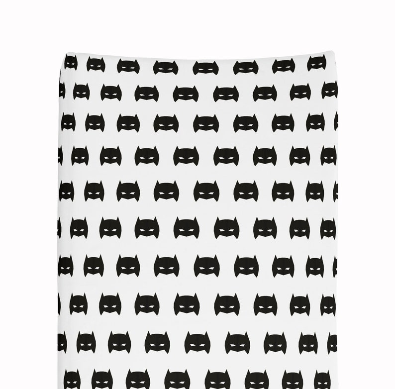 Batman Superhero Crib Bedding Set for Baby Boy Black and ...